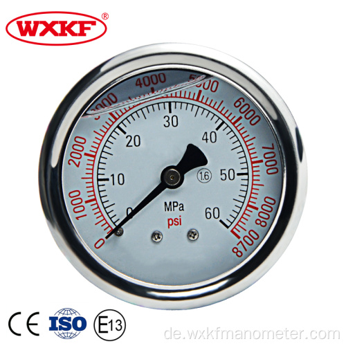 580 psi Öldruckmesser Manometer